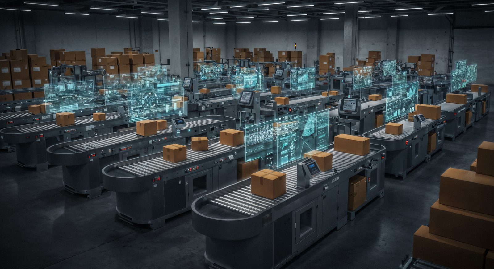 Warehouse conveyor and fulfilment operations at Times Printers