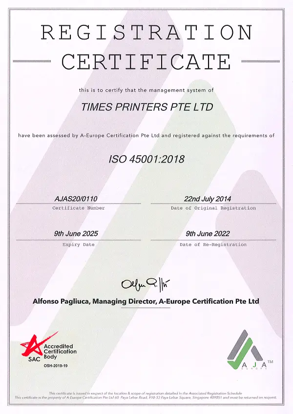 ISO 45001:2018