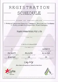 TIMES PRINTERS PTE LTD - ISO 45001 Certificate-2